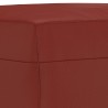 Panca Rosso Vino 70x35x41 cm in Similpelle