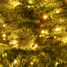 Albero di Natale con LED e Pigne Verde 150 cm in PVC e PE