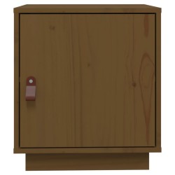 vidaXL Comodini 2 pz Miele 40x34x45 cm in Legno Massello di Pino