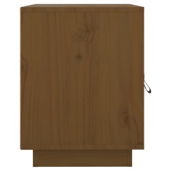 vidaXL Comodini 2 pz Miele 40x34x45 cm in Legno Massello di Pino