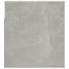 vidaXL Comodini a Muro 2 pz Grigio Cemento 50x36x40 cm