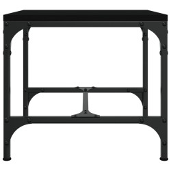 vidaXL Tavolino da Salotto Nero 50x50x35 cm in Legno Ingegnerizzato