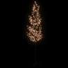 vidaXL Albero di Ciliegio con 368 LED Bianco Caldo 300 cm