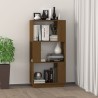 vidaXL Libreria/Divisorio Miele 51x25x101 cm in Legno Massello di Pino