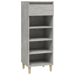 vidaXL Scarpiera Grigio Cemento 40x36x105 cm in Legno Ingegnerizzato