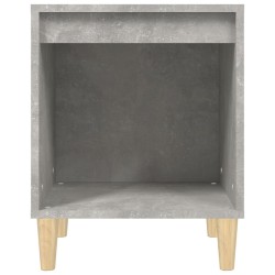 vidaXL Comodini 2 pz Grigio Cemento 40x35x50 cm