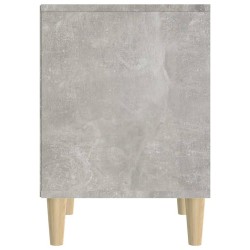 vidaXL Comodini 2 pz Grigio Cemento 40x35x50 cm