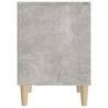 vidaXL Comodini 2 pz Grigio Cemento 40x35x50 cm