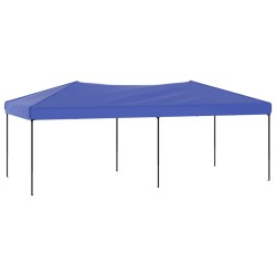 vidaXL Tenda per Feste Pieghevole Blu 3x6 m