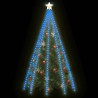 vidaXL Rete di Luce per Albero di Natale 400 LED Blu 400 cm