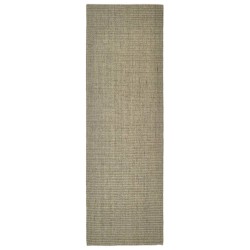 vidaXL Tappeto in Sisal per Tiragraffi Tortora 80x250 cm