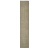 vidaXL Tappeto in Sisal per Tiragraffi Tortora 66x350 cm