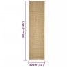 vidaXL Tappeto in Sisal per Tiragraffi 80x300 cm