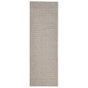 vidaXL Tappeto in Sisal per Tiragraffi Sabbia 66x200 cm