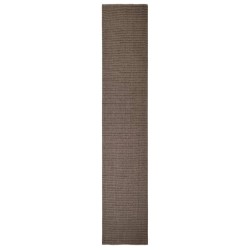 vidaXL Tappeto in Sisal per Tiragraffi Marrone 66x350 cm