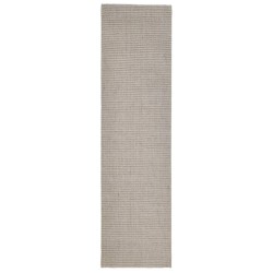 vidaXL Tappeto in Sisal per Tiragraffi Sabbia 80x300 cm