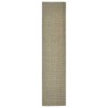 vidaXL Tappeto in Sisal per Tiragraffi Tortora 80x350 cm