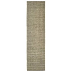 vidaXL Tappeto in Sisal per Tiragraffi Tortora 66x250 cm