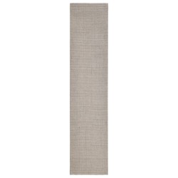 vidaXL Tappeto in Sisal per Tiragraffi Sabbia 66x300 cm