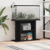 vidaXL Supporto per Acquario 80x35x60 cm in Legno ingegnerizzato Nero