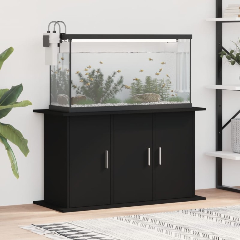 vidaXL Supporto per Acquario 101x41x58 cm in Legno ingegnerizzato Nero