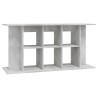 vidaXL Supporto Acquario 120x40x60 cm Legno ingegnerizzato Grigio Cemento