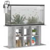 vidaXL Supporto Acquario 120x40x60 cm Legno ingegnerizzato Grigio Cemento