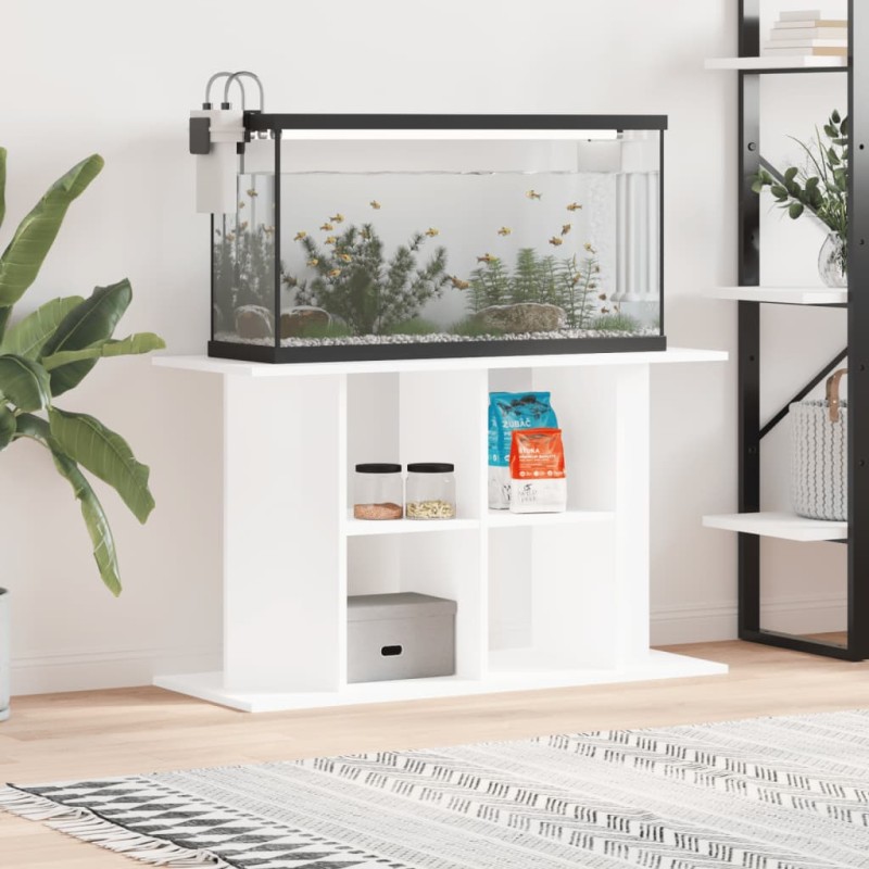 vidaXL Supporto per Acquario 100x40x60 cm in Legno ingegnerizzato Bianco