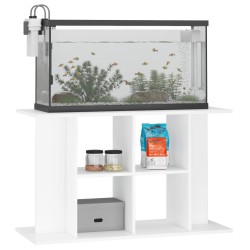 vidaXL Supporto per Acquario 100x40x60 cm in Legno ingegnerizzato Bianco