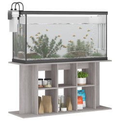 vidaXL Supporto Acquario 120x40x60 cm Legno ingegnerizzato Grigio Sonoma