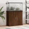 vidaXL Supporto Acquario 81x36x73 cm Legno ingegnerizzato Rovere Marrone