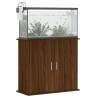 vidaXL Supporto Acquario 81x36x73 cm Legno ingegnerizzato Rovere Marrone