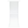 vidaXL Supporto per Acquario Bianco 60,5x36x72,5 cm Legno ingegnerizzato