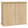 vidaXL Supporto Acquario 81x36x73cm in Legno ingegnerizzato Rovere Sonoma