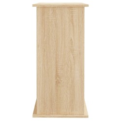 vidaXL Supporto Acquario 81x36x73cm in Legno ingegnerizzato Rovere Sonoma