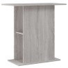 vidaXL Supporto Acquario 36x75x72,5 cm Legno ingegnerizzato Grigio Sonoma