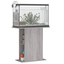 vidaXL Supporto Acquario 36x75x72,5 cm Legno ingegnerizzato Grigio Sonoma