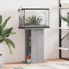 vidaXL Supporto per Acquario 60,5x36x72,5 cm Multistrato Grigio Sonoma