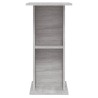 vidaXL Supporto per Acquario 60,5x36x72,5 cm Multistrato Grigio Sonoma