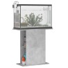 vidaXL Supporto Acquario 36x75x72,5cm Legno ingegnerizzato Grigio Cemento