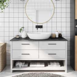 vidaXL Piano Bagno Grigio...