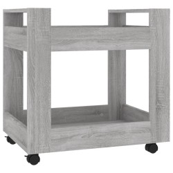 vidaXL Carrello Scrivania Grigio Sonoma 60x45x60 cm Legno ingegnerizzato