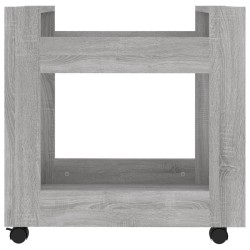 vidaXL Carrello Scrivania Grigio Sonoma 60x45x60 cm Legno ingegnerizzato