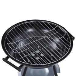 vidaXL Barbecue a Carbone Kettle Portatile XXL con Ruote 44 cm