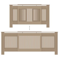 vidaXL Copertura per Radiatore in MDF 205 cm