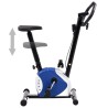 vidaXL Cyclette Ellittica con Cinghia di Resistenza Blu