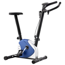 vidaXL Cyclette Ellittica con Cinghia di Resistenza Blu