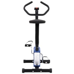 vidaXL Cyclette Ellittica con Cinghia di Resistenza Blu