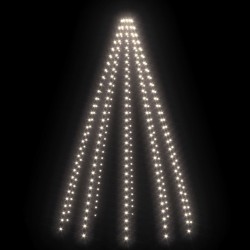 vidaXL Rete di Luce per Albero di Natale 250 LED Bianco Freddo 250 cm