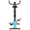 vidaXL Cyclette Magnetica X-Bike con Misurazione del Polso Nero e Blu